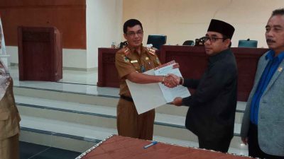 Raperda LPPL RPD di Sahkan Menjadi Perda Oleh DPRD Parimo