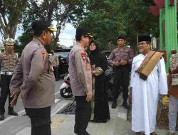 Kapolresta Palu Turun Langsung Pelaksanaan Sholat ldul Adha