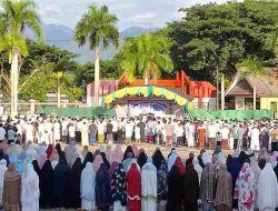 Pemkab Parigi Moutong Gelar Sholat Idul Adha Berjamaah dengan Tema “Kedermawanan”