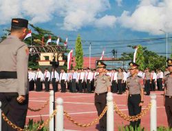 387 Personel Polda Sulteng Naik Pangkat Menjelang Hari Bhayangkara