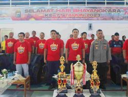 Wakapolda Sulteng Secara Resmi Buka Turnamen Futsal Antar Satker Kapolda Cup 2023