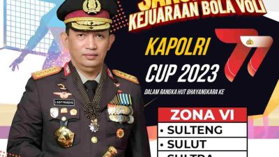 Polda Sulteng tuan rumah Bola Voli Kapolri Cup 2023 Zona VI