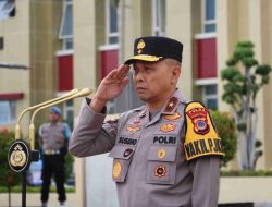 Brigjen Pol Soeseno Noerhandoko Memimpin Apel Perdana Sebagai Wakapolda Sulteng