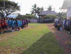 Wabup Badrun Nggai Buka Turnamen bola voli dan Futsal tingkat Kec. Parigi Selatan