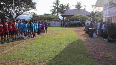 Wabup Badrun Nggai Buka Turnamen bola voli dan Futsal tingkat Kec. Parigi Selatan
