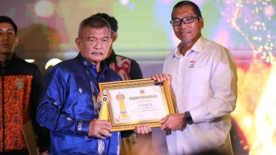 Terima Golden Award SIWO PWI Pusat Tahun 2023, Samsurizal: Alhamdulillah Telah Melahirkan Atlet Parigi Moutong Lolos Ke PON