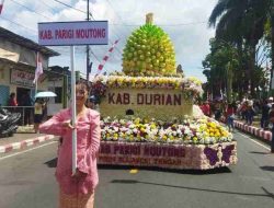 Float Parigi Moutong Menjadi Sorotan Utama dalam Parade Tomohon International Flowers Festival