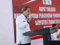 Wakil Bupati Badrun Nggai Pimpin Rapat Evaluasi Upaya Penurunan Stunting di Parigi Moutong