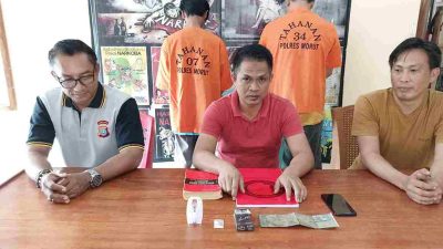 Polres Morowali Utara tangkap 3 pelaku narkoba, 6 paket Shabu disita