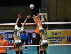 Menang 3-2 Lawan Riau, Tim Putra Sulteng Selangkah Lagi Lolos 8 Besar Bola Voli Kapolri Cup 2023