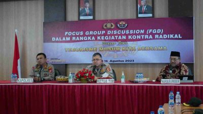 FGD Teroris Musuh Bersama di Kab. Sigi nenghadirkan mantan Tokoh Jamaah Islamiyah