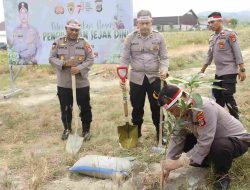 Dukung Program Penghijauan, Polda Sulteng Tanam 5.690 Bibit Pohon di Momen HUT RI ke-78