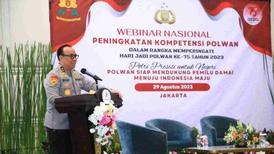 As SDM Ingatkan Pentingnya Peran Polwan Dalam Mengawal Pemilu Damai 2024