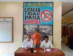 Kembali Satresnarkoba Polres Morowali Utara tangkap 1 pengedar narkoba dan menyita 7 paket sabu