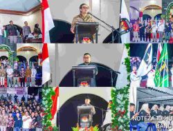 Bupati Banggai.Hadiri Kirab Pemilu 2024 Dan Konsolidasi Badan Adhoc.Se- Kabupaten Banggai