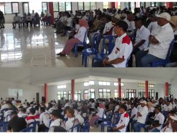 Polsek Balantak Amankan Pelantikan Pengurus Ranting Partai Gerindra Kabupaten Banggai