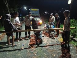 Kapolsek Toili IPTU Nanang Afrioko.SH.MH,Bubarkan kelompok pemuda sedang pesta miras di Bendungan Toili