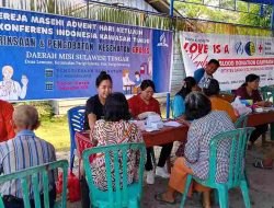 Gereja Masehi Advent Hari Ketujuh Menyelenggarakan Pelayanan Kesehatan Gratis kepada Masyarakat Desa Lemusa
