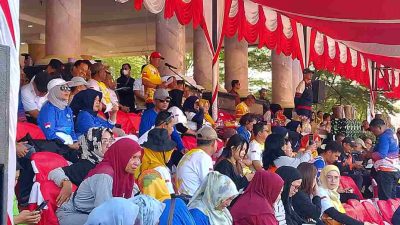 Upacara Pembukaan Kejuaraan Antar Kampung (Tarkam) Kementerian Pemuda dan Olahraga Tahun 2023 Meriahkan Parigi Moutong