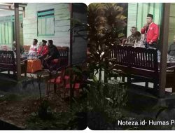 Polsek Lamala Monitor dan Deteksi Dini Sosialisasi Partai PKN di Desa Baruga