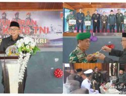 Wakil Bupati Banggai,Drs.H.Furqanuddin Masulili. M.M.Menghadiri Upacara dan Sykuran HUT (TNI) Ke-78 Tahun 2023