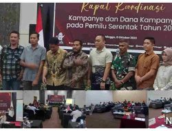KPU Banggai Mengadakan Rapat Koordinasi Kampanye dan Dana Kampanye pada Pemilihan Umum Serentak Tahun 2024