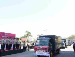 32 Tahun Pengabdian AKABRI 91, Kapolda Sulteng lepas distribusi 8000 Paket Sembako