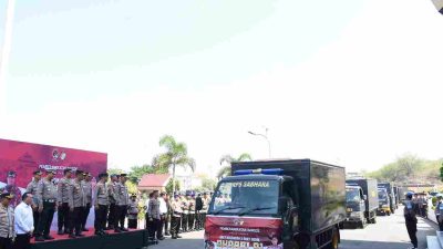 32 Tahun Pengabdian AKABRI 91, Kapolda Sulteng lepas distribusi 8000 Paket Sembako