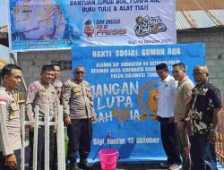 Ditengah Musim Kemarau Panjang, Perwira Polri SIP 49 Hadir ditengah Warga berbagi Sumur Bor