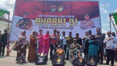 Kapolda Sulteng pimpin Baksos dan Bakkes AKABRI 91 di Kab. Balut