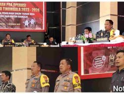 Amankan Tahapan Pemilu, Polres Banggai Gelar Lat Pra OMB 2023-2024