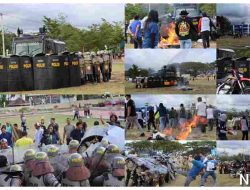 Polres Banggai Menggelar Simulasi Sispamkota Jelang Pemilu 2024 di Kabupaten Banggai