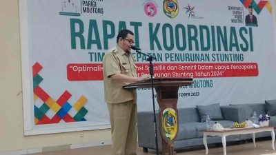 Rapat Koordinasi Tim Percepatan Penurunan Stunting di Kabupaten Parigi Moutong