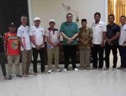 Bupati Terima Audiensi Pengurus KONI Provinsi dan Kabupaten Parigi Moutong
