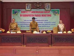 Sekda Buka Kegiatan Bimtek Pemberkasan Arsip di Kabupaten Parigi Moutong