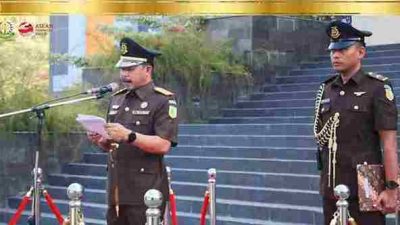 Upacara Peringatan Hari Sumpah Pemuda di Kejaksaan Tinggi Sulawesi Tengah: Generasi Muda Berperan Aktif dalam Pembangunan Nasional