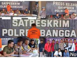 Polres Banggai Rilis Pengungkapan Kasus Korupsi Direktur PDAM Periode 2017-2021