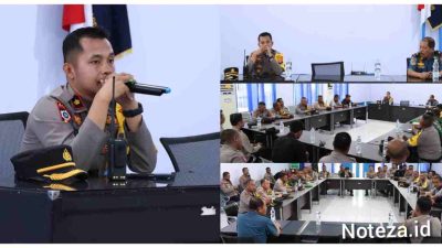 Kabag Ops Polres Banggai Pimpin Rapat Pengamanan Pemindahan Peti Kemas