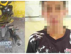 Pelajar Tabrak Bocah Pejalan Kaki di Kintom, Polisi Amankan Barang Bukti