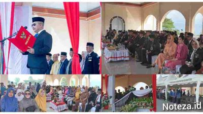 Bupati Banggai Ir. H. Amirudin, M.M., AIFO, bertindak sebagai Inspektur Upacara Hari Pahlawan ke-78 Tahun 2023