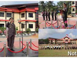 Kompol Pino Ary Pimpin Upacara Hari Pahlawan ke-78 di Polres Banggai