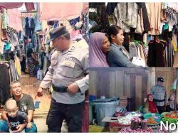 Pasar Simpong Luwuk Jadi Sasaran Sosialisasi Subsatgas Preemtif OMB Tinombala