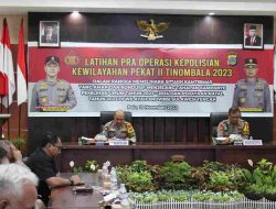 Harkamtibmas Jelang Natal dan Tahapan Pemilu 2024, Polda Sulteng Gelar Operasi Pekat II Tinombala