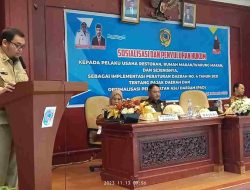 Pejabat Bupati Parigi Moutong Membuka Sosialisasi Pajak untuk Pelaku Usaha Restoran