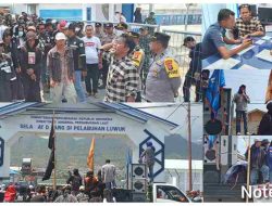 Aksi masa Demo Buruh Di kawal Oleh TNI,POLRI