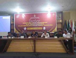 Sosialisasi Pemasangan Alat Peraga Kampanye (APK) oleh KPU Parigi Moutong Menjelang Pemilu 2024