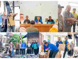 Wakil Bupati Banggai Serahkan Bantuan Kebakaran untuk Keluarga Korban