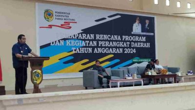 PJ Bupati Parigi Moutong Buka Kegiatan Penyusunan RAPBD dan Pemaparan Program Tahun 2024
