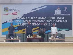 Pj Bupati Richard Arnaldo Pimpin Pemaparan Rencana Program dan Kegiatan Perangkat Daerah Kabupaten Parigi Moutong Tahun 2024