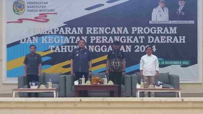 Pj Bupati Richard Arnaldo Pimpin Pemaparan Rencana Program dan Kegiatan Perangkat Daerah Kabupaten Parigi Moutong Tahun 2024